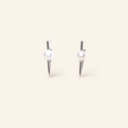 Pair of pearl earrings