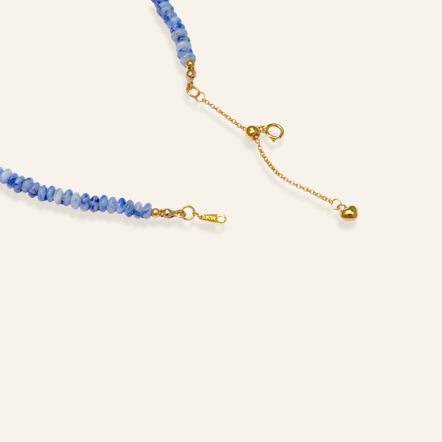 blue aventurine pearl necklace
