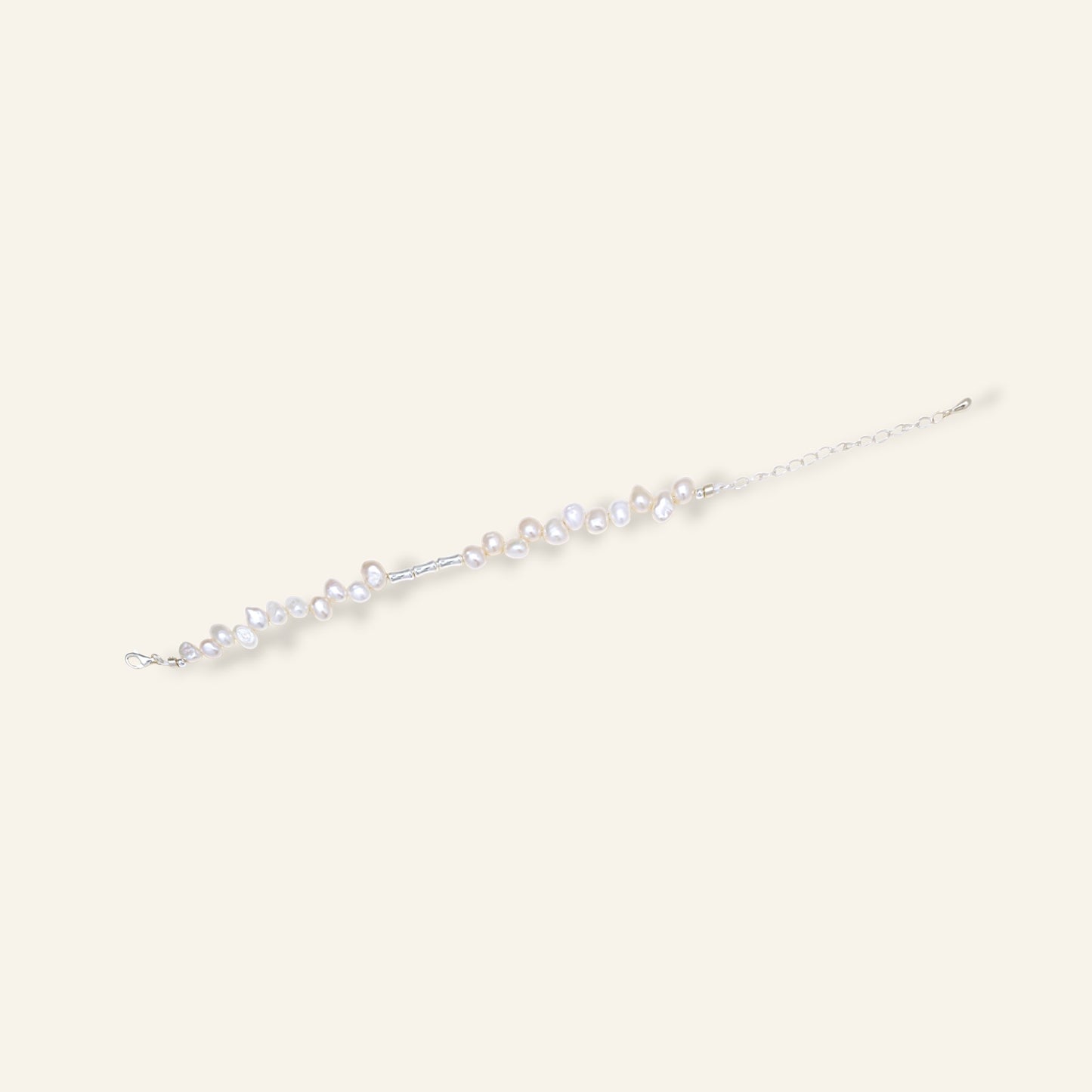 silver Pearl bracelet