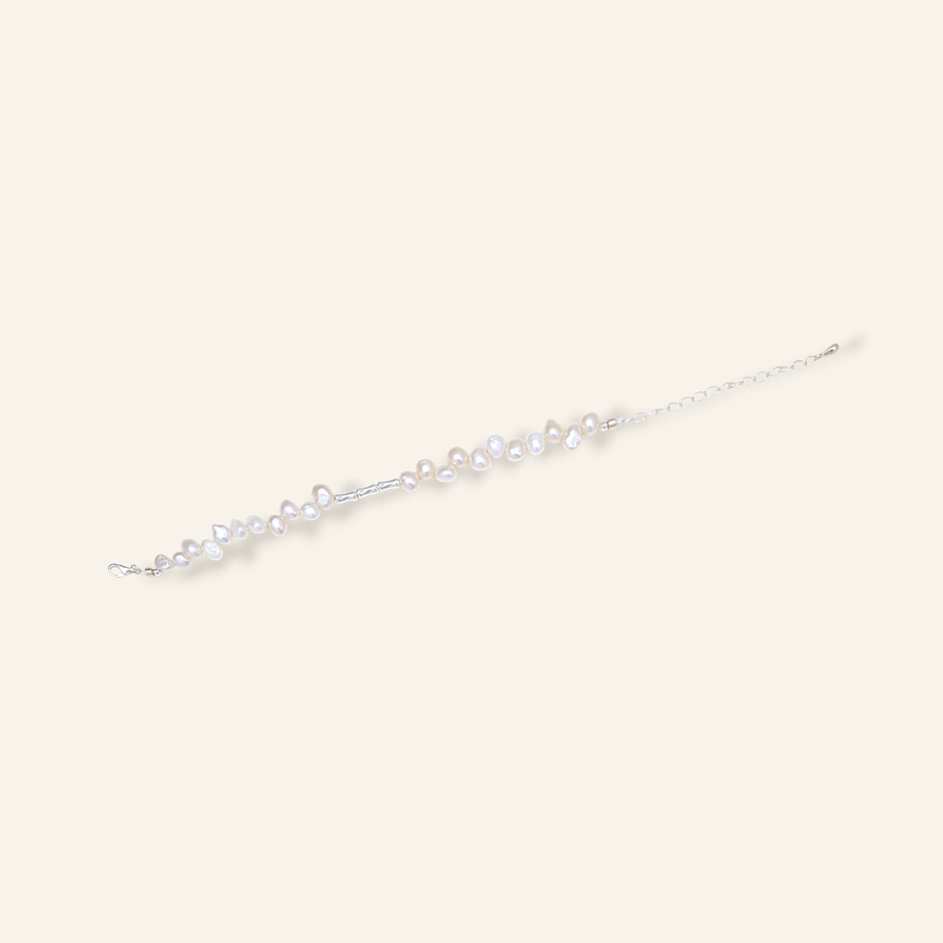 silver Pearl bracelet