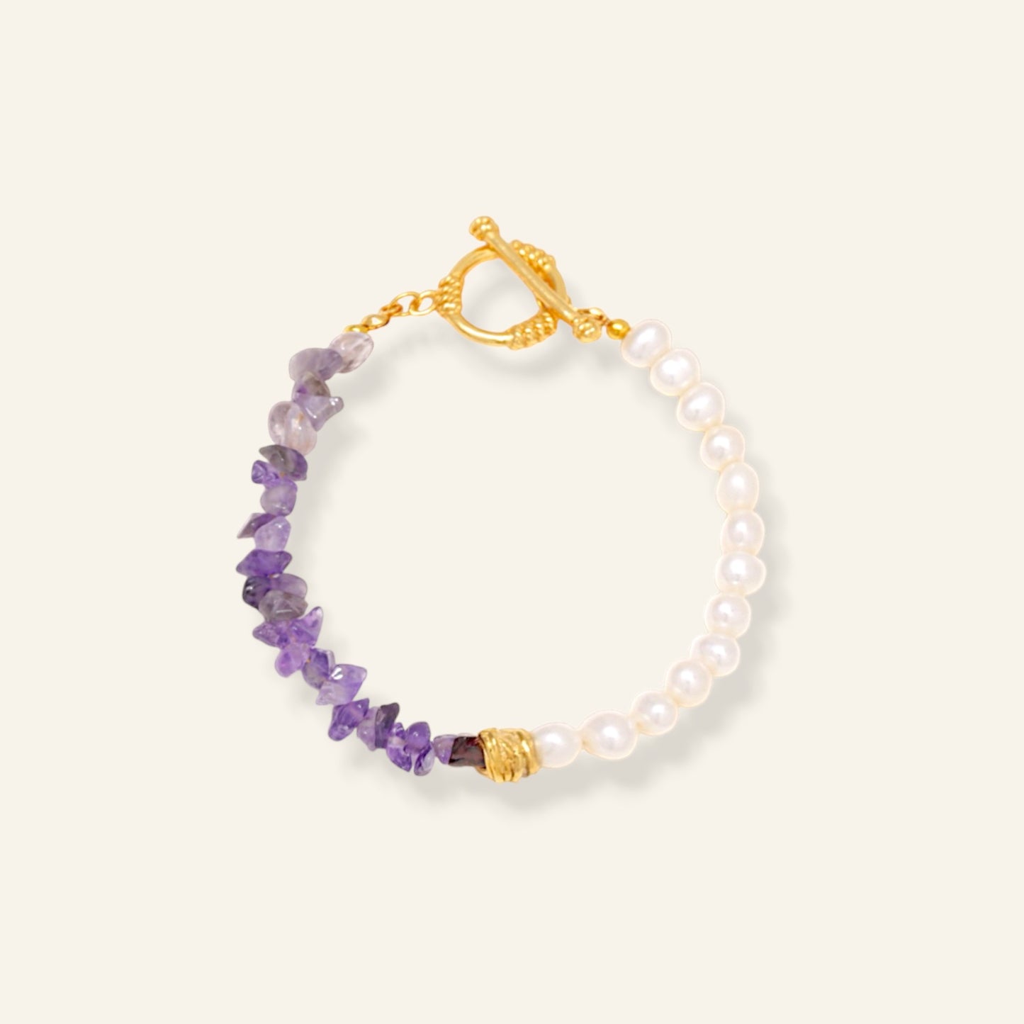 Amethyst pearl Bracelet