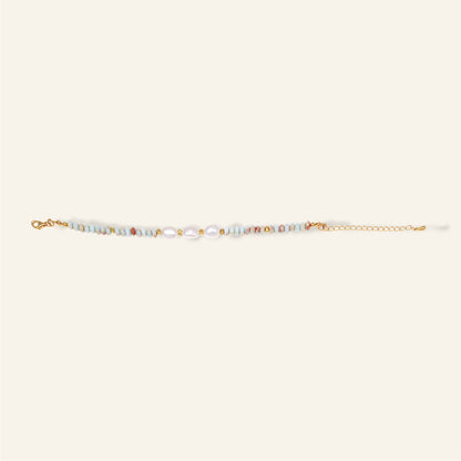 agalmatolite pearl bracelet
