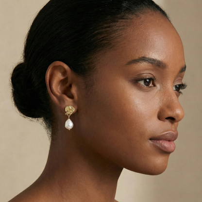 pearl earrings