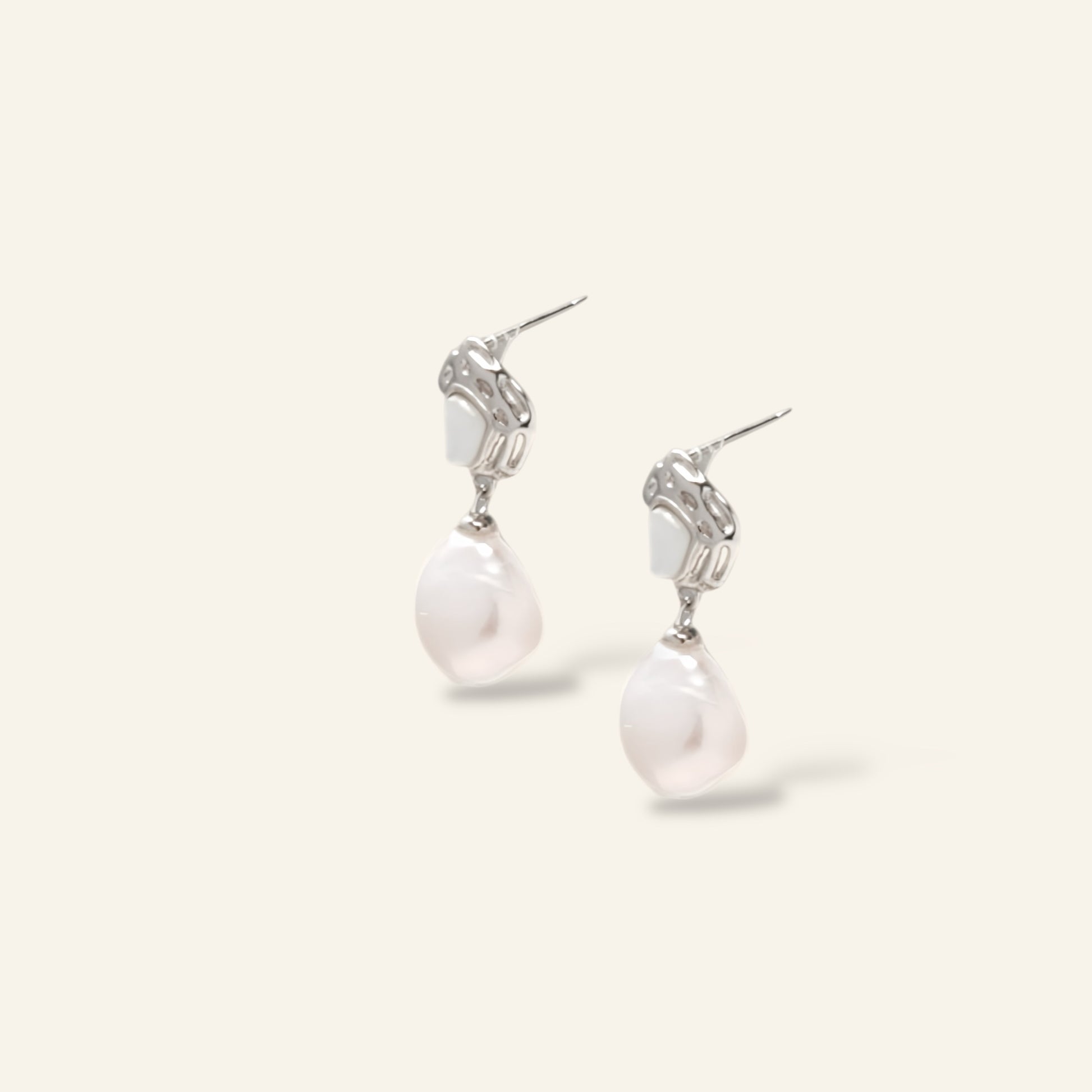 Pearl earrings