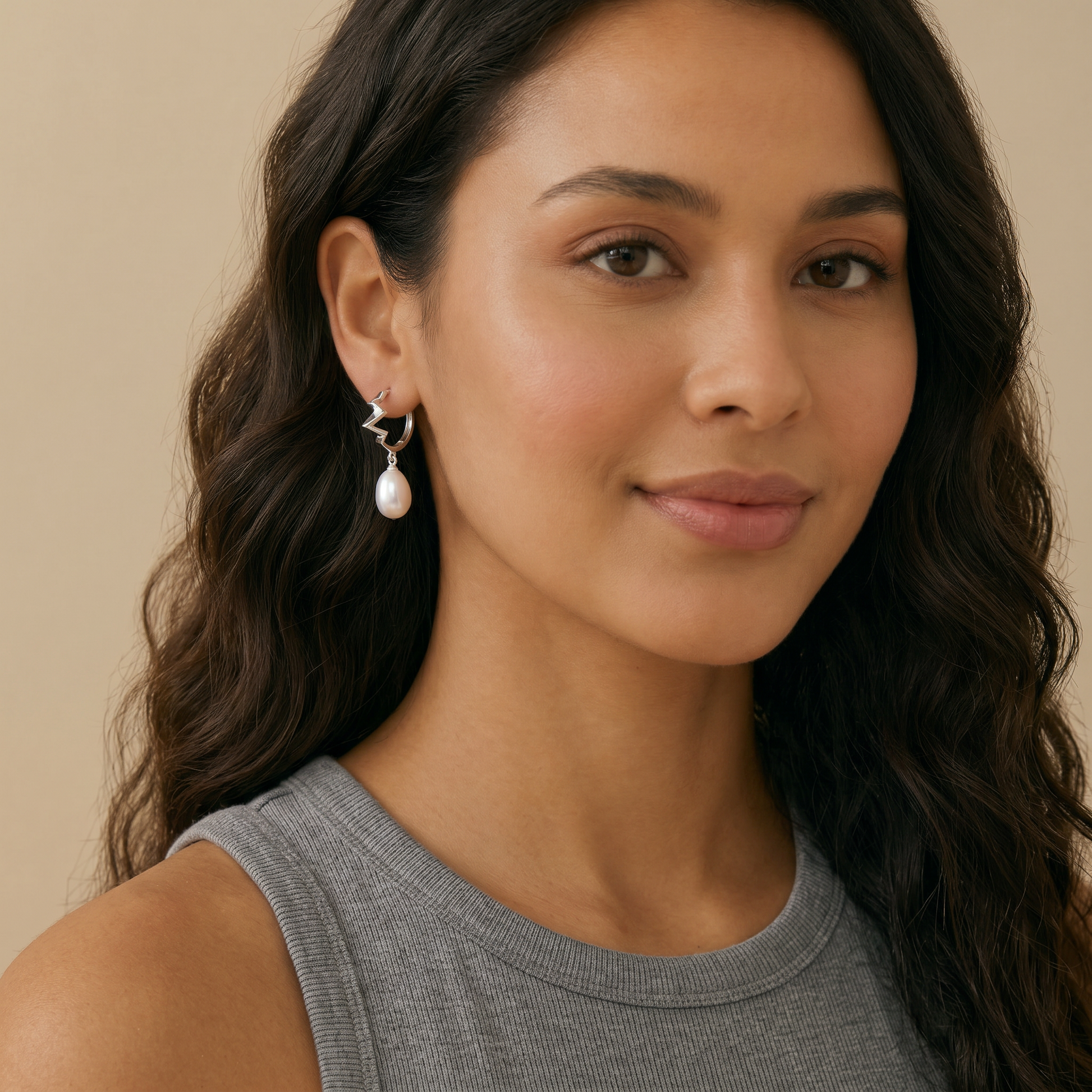 earrings with pearl