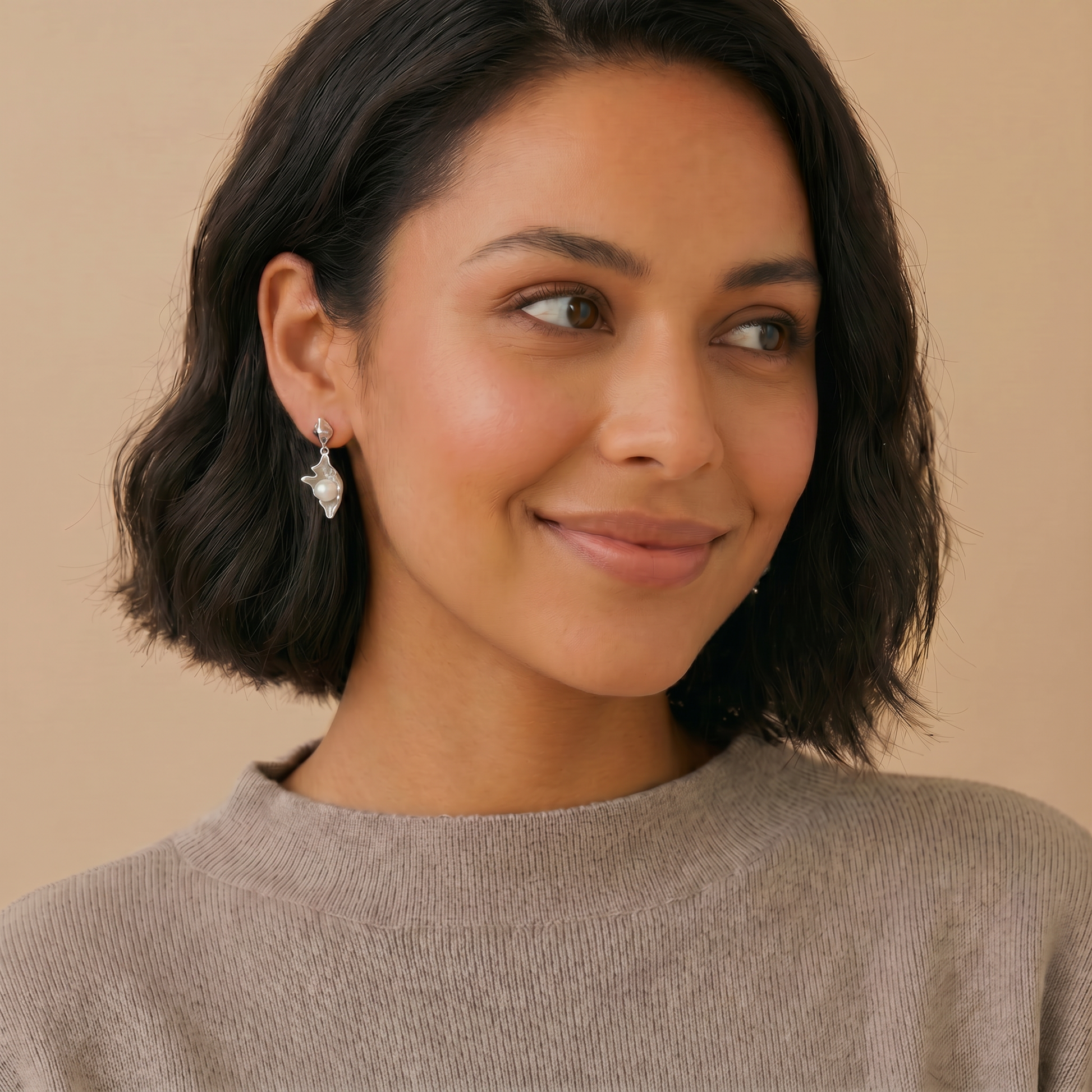 pearl earrings