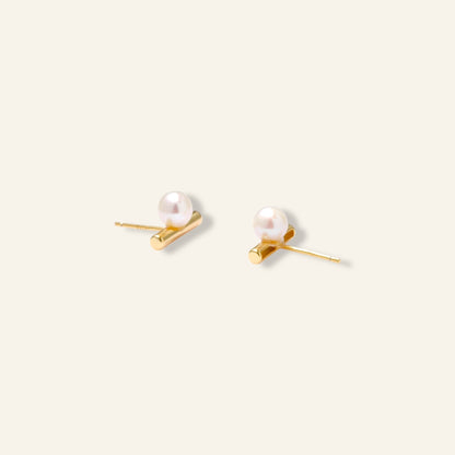 Pair of pearl earrings